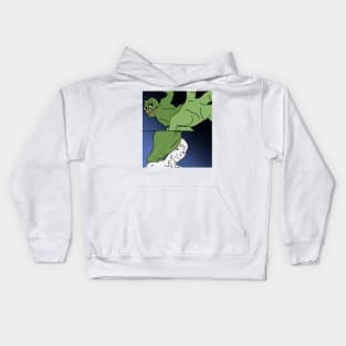 meme pepe and wojak Kids Hoodie